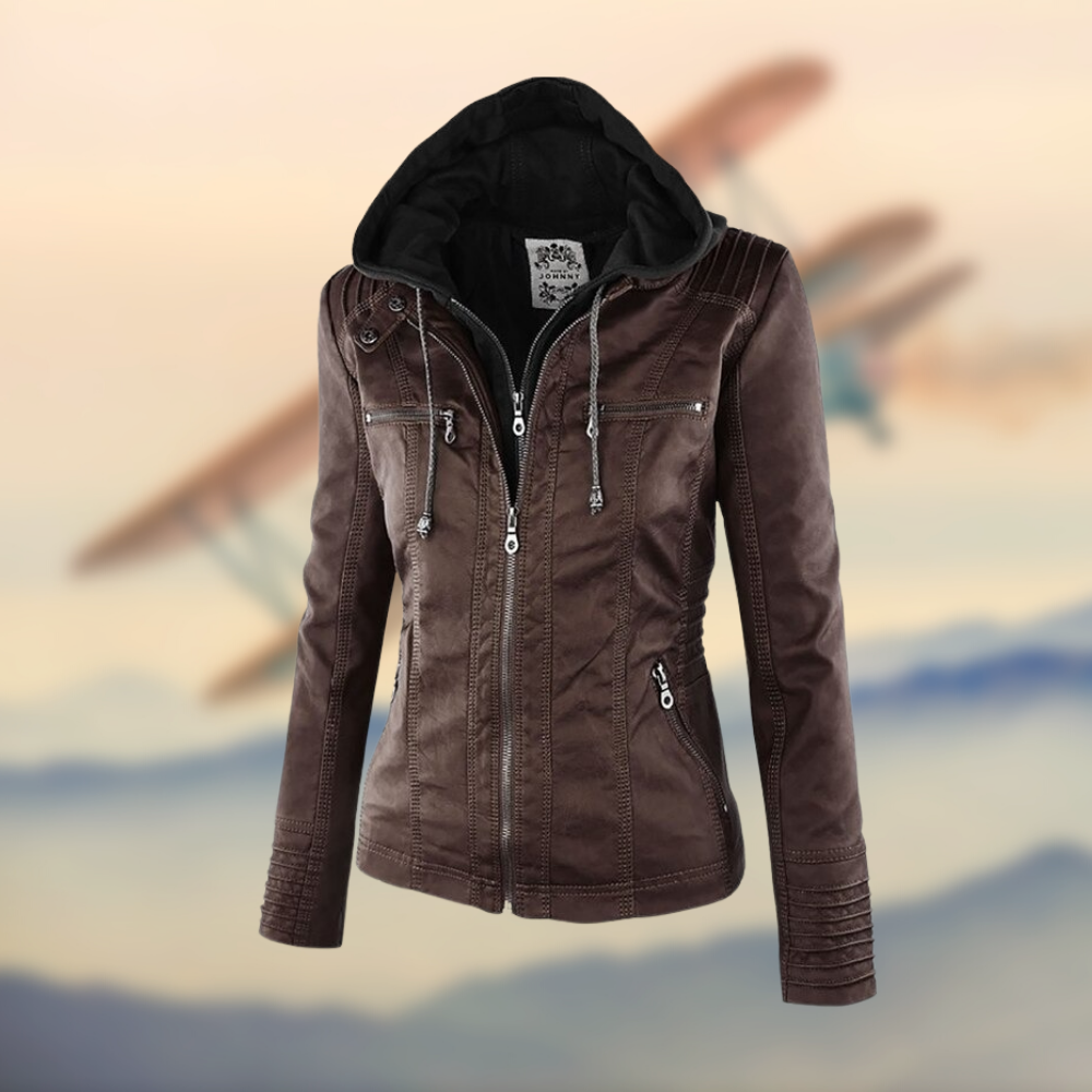 Karolina | Die elegante und einzigartige Lederjacke