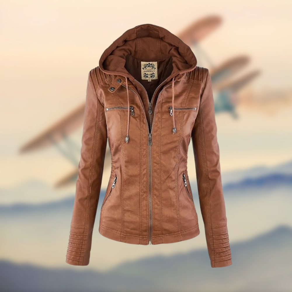 Karolina | Die elegante und einzigartige Lederjacke