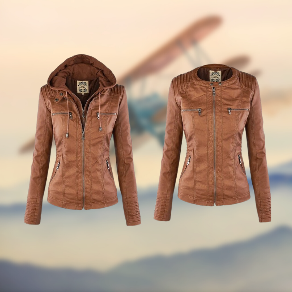 Karolina | Die elegante und einzigartige Lederjacke