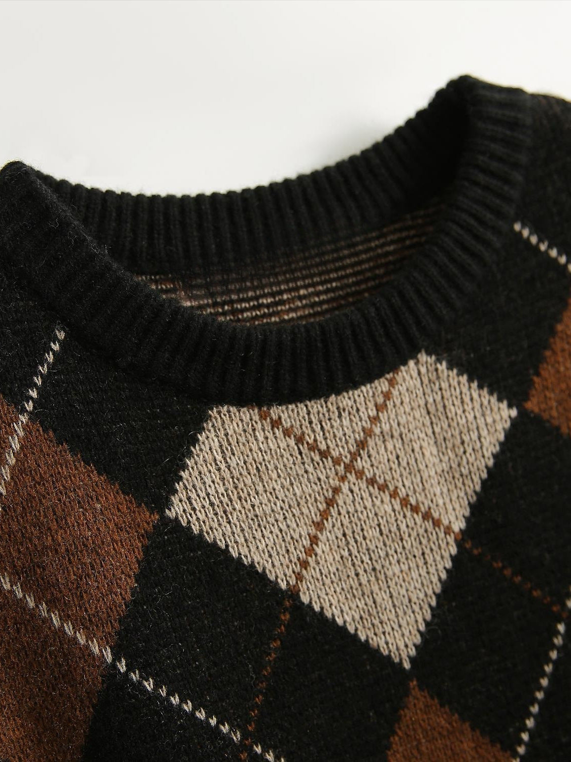 Hazel | Diamant-karierter Pullover