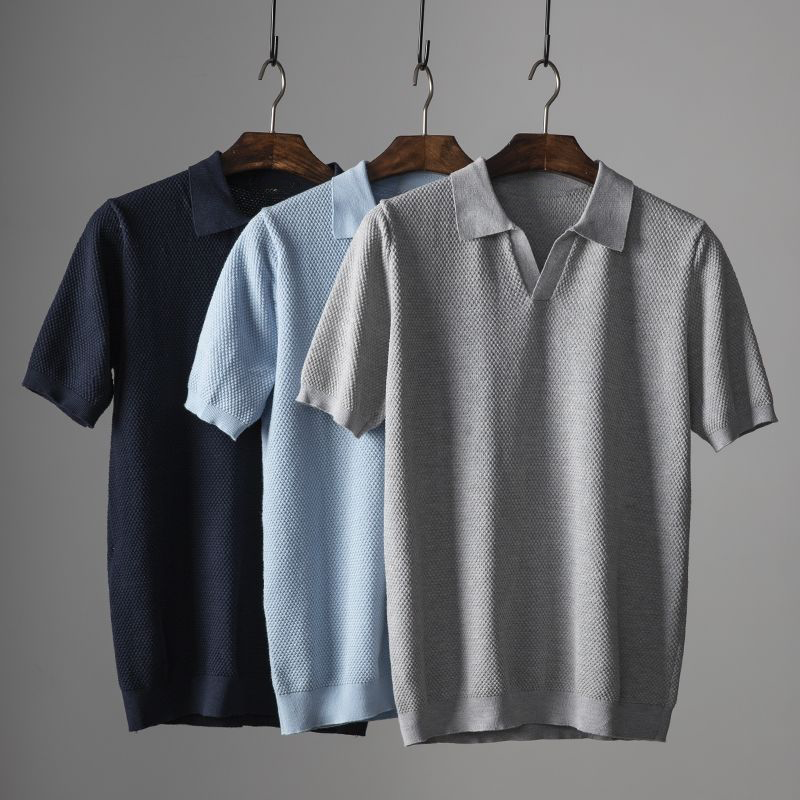 Tom Harley - Gestricktes Poloshirt für Herren