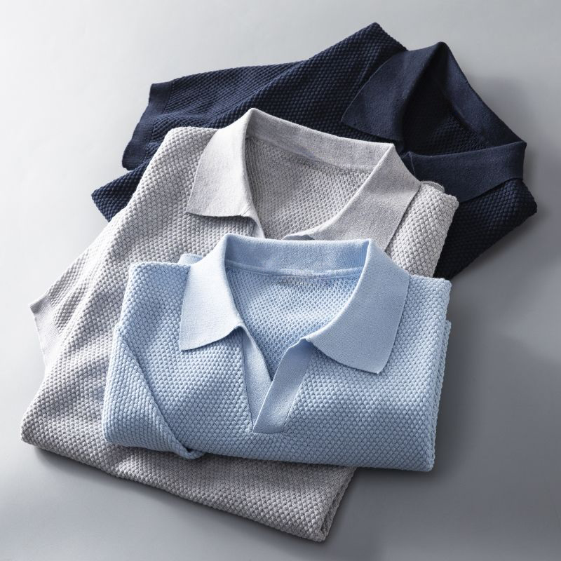 Tom Harley - Gestricktes Poloshirt für Herren