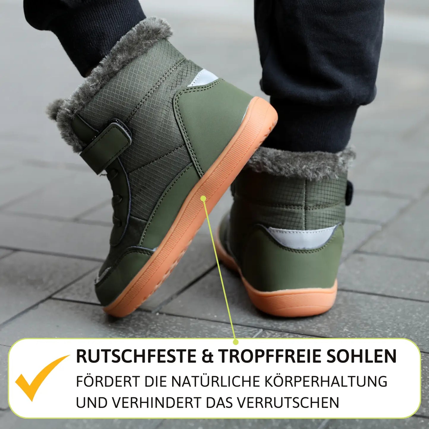 Frostline Kids | Warme und Wasserabweisende Kinder-Barfußschuhe (3 - 16 Jahre)