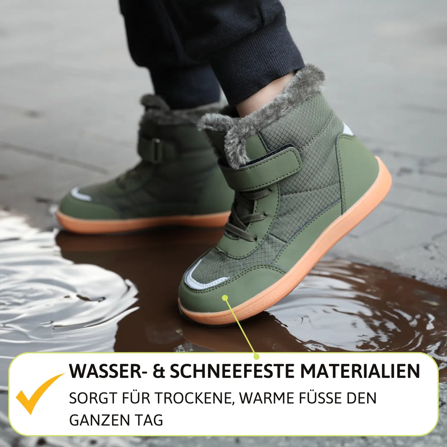 Frostline Kids | Warme und Wasserabweisende Kinder-Barfußschuhe (3 - 16 Jahre)