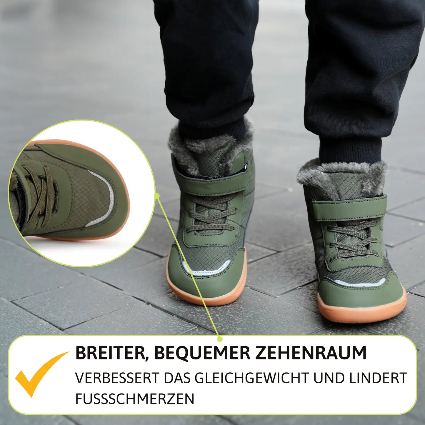 Frostline Kids | Warme und Wasserabweisende Kinder-Barfußschuhe (3 - 16 Jahre)