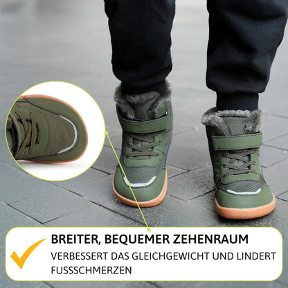 Frostline Kids | Warme und Wasserabweisende Kinder-Barfußschuhe (3 - 16 Jahre)